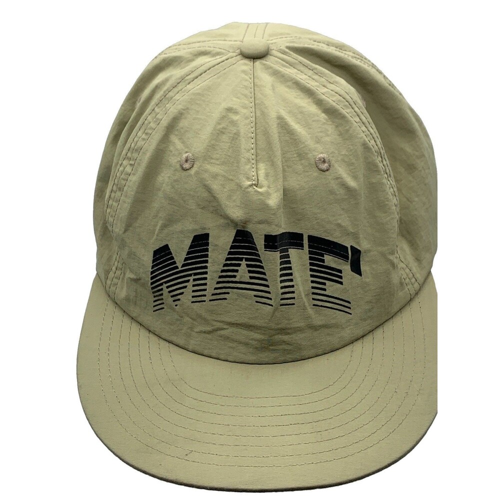 Matix Skateboarding Hat Tan Nylon Lightweight MATE PRO DEPT Snapback